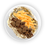 Mix Kebab With Chips 